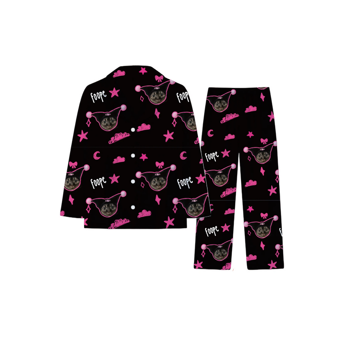 Custom Pajamas with Pet Portrait