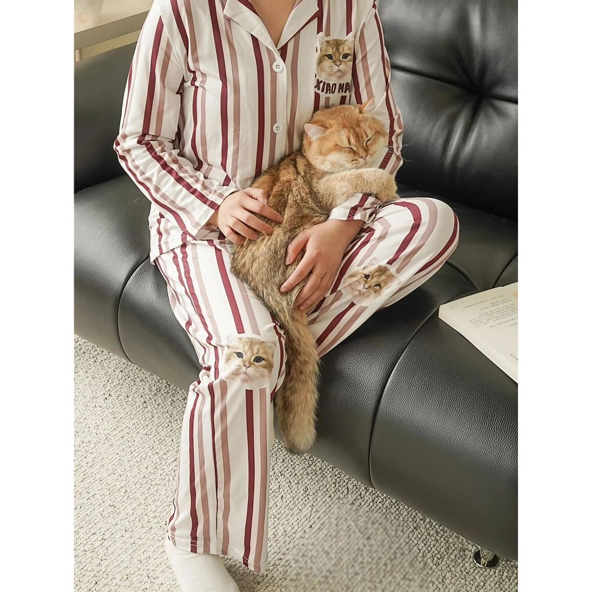 Custom Pajamas with Pet Portrait