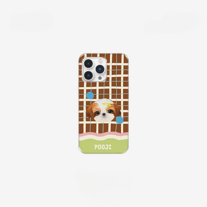 Custom iPhone Case with Pet Portrait